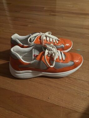 Prada Orange and Gray Cups